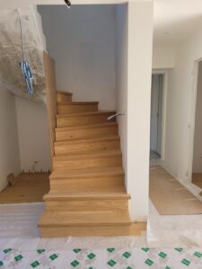 Habillage sur mesure d'escalier