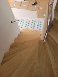 Habillage sur mesure d'escalier