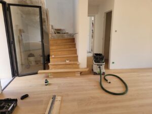 Habillage sur mesure d'escalier