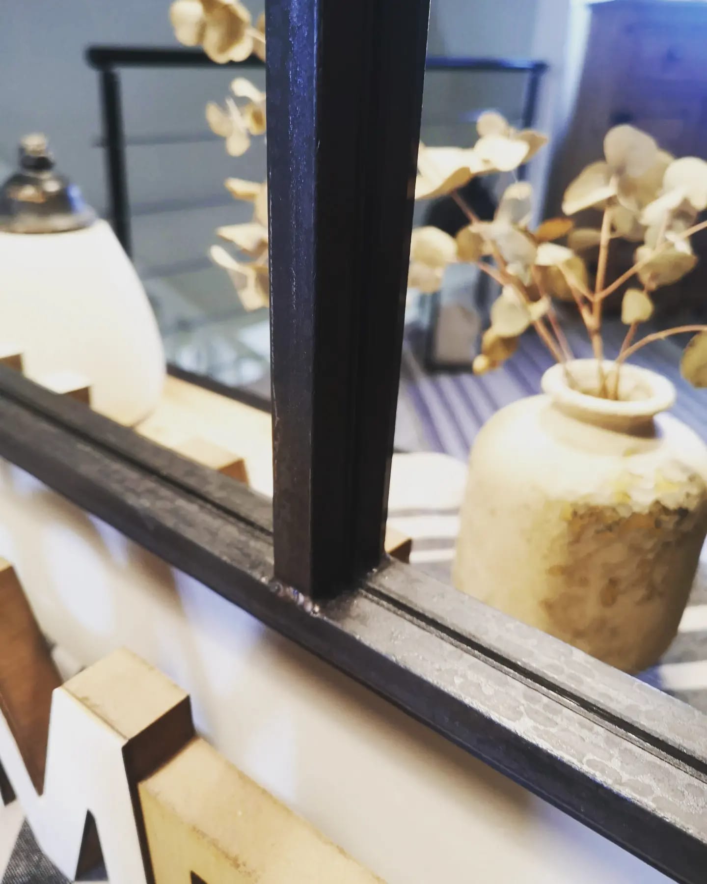 Mirroir style verrière industriel0