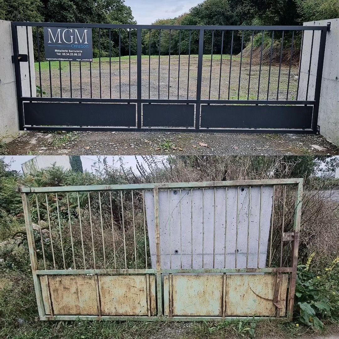 Modification d'un ancien portail existant