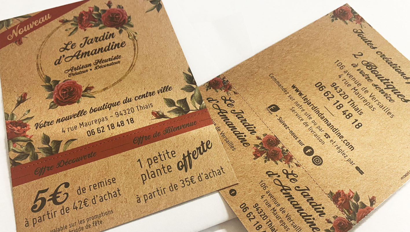 flyer fleuriste