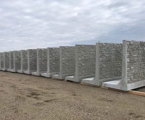 murs de soutenement en beton préfabrique