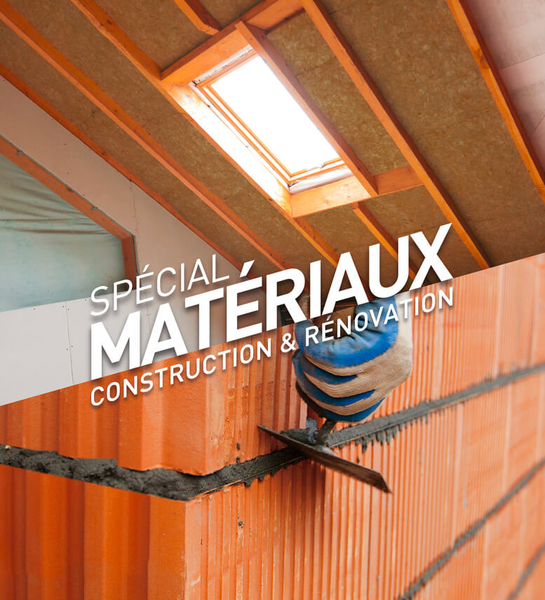 Couverture du catalogue "Spécial matériaux de construction et rénovation"