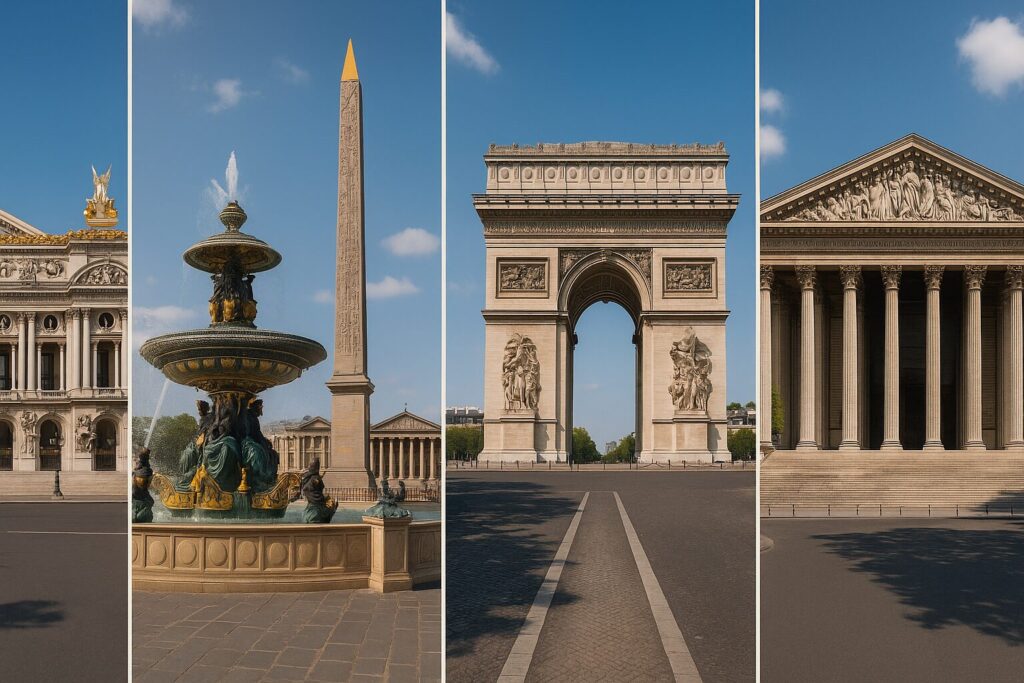 montages monuments parisiens