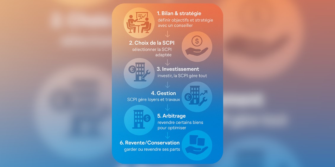 étapes investissement scpi