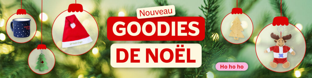 goodies spécial Noël, objets publicitaires pour les fêtes de fin d'année par Veoprint