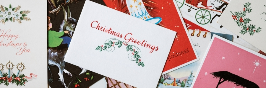 exemples de design de cartes de voeux