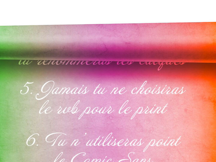 article sur les lois du design graphique parchemin