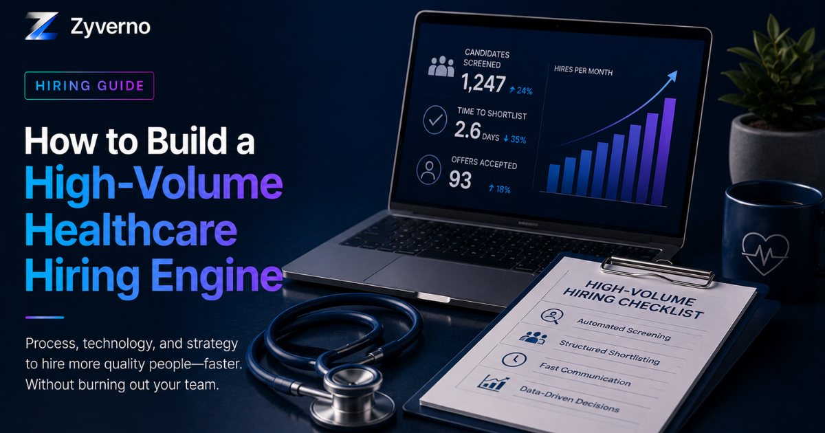 High-Volume Healthcare Hiring: What Works in 2026