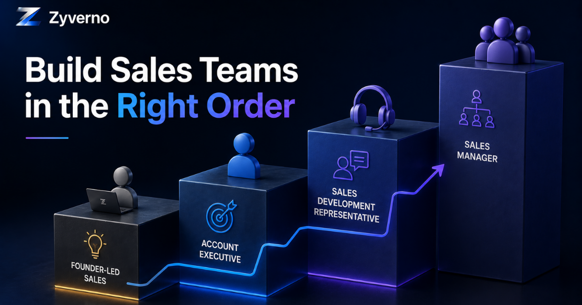 How to Build a Sales Team from Scratch: Roles, Sequence, and Timing