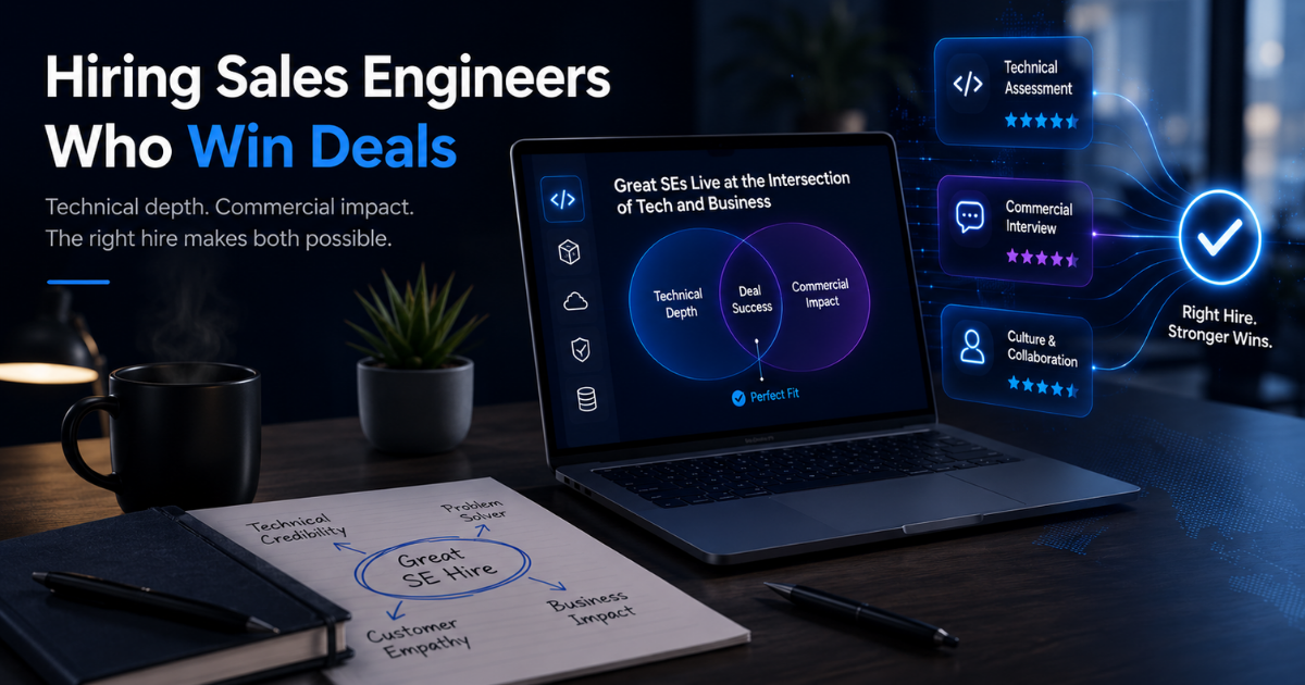 How to Hire Sales Engineers Without a Six-Month Search